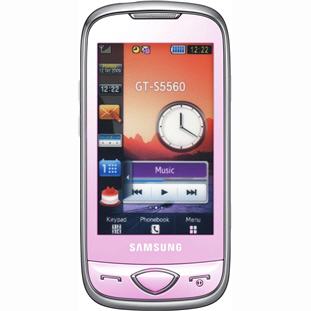 ��������� �������  Samsung S5560 (romantic pink)