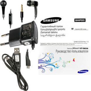 ��������� �������  Samsung S8530 Wave II (ebony grey)