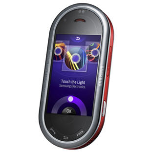 ��������� �������  Samsung M7600 Beat DJ (vide red)