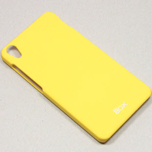 SkinBox накладка-пластик для Lenovo S850 (желтый)