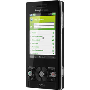 ��������� �������  Sony Ericsson G705 (majestic black)