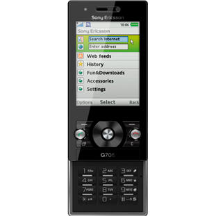 ��������� �������  Sony Ericsson G705 (majestic black)
