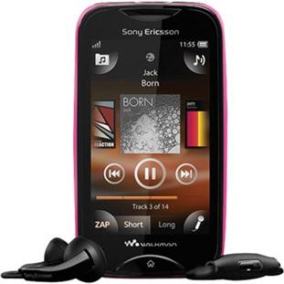��������� �������  Sony Ericsson WT13i Mix Walkman (pink on black)