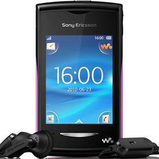 ��������� �������  Sony Ericsson W150i Yendo (pink black)